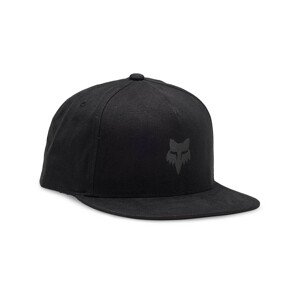 FOX Cyklistická čiapka - FOX HEAD SNAPBACK - čierna UNI