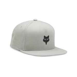 FOX Cyklistická čiapka - FOX HEAD SNAPBACK - šedá UNI