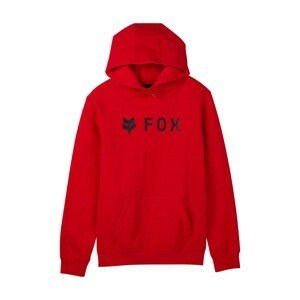 FOX Cyklistická mikina - ABSOLUTE FLEECE PO - červená XL