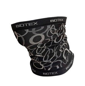 BIOTEX Cyklistický nákrčník - MULTIFUNCTIONAL - šedá/čierna UNI