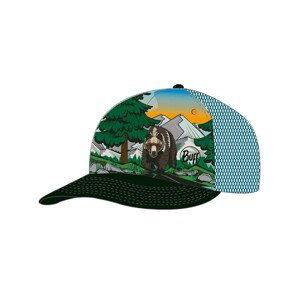 BUFF Cyklistická čiapka - TRUCKER BEAR - oranžová/čierna/zelená