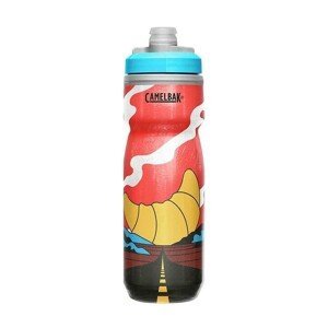 CAMELBAK Cyklistická fľaša na vodu - PODIUM® CHILL™ - žltá/biela/červená/modrá