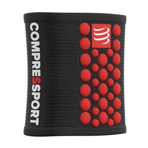 COMPRESSPORT potítka - 3D.DOTS - červená/čierna