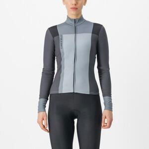 CASTELLI Cyklistický dres s dlhým rukávom zimný - UNLIMITED W THERMAL - čierna S