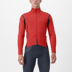 CASTELLI Cyklistická zateplená bunda - PERFETTO RoS 2 - červená XS