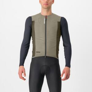 CASTELLI Cyklistická vesta - FLY VEST - béžová 2XL