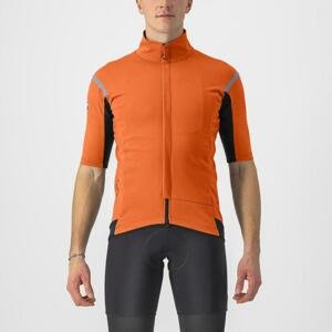 CASTELLI Cyklistický dres s krátkym rukávom - GABBA RoS 2 - oranžová 2XL