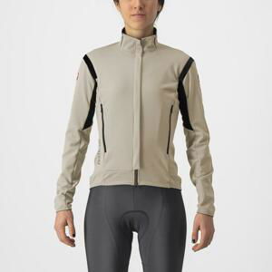 CASTELLI Cyklistická zateplená bunda - PERFETTO RoS 2 W - béžová XL