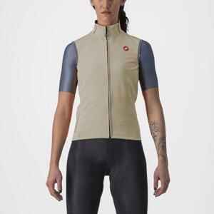 CASTELLI Cyklistická vesta - PERFETTO RoS 2 W - béžová XS