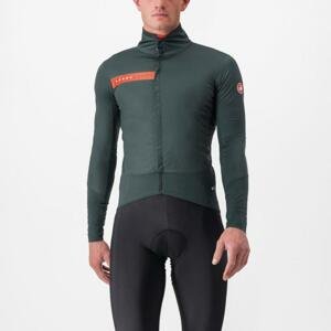 CASTELLI Cyklistická zateplená bunda - BETA RoS - zelená L