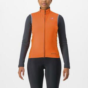 CASTELLI Cyklistická vesta - PERFETTO RoS 2 W - oranžová XL