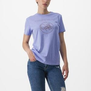 CASTELLI Cyklistické tričko s krátkym rukávom - PEDALARE - fialová M