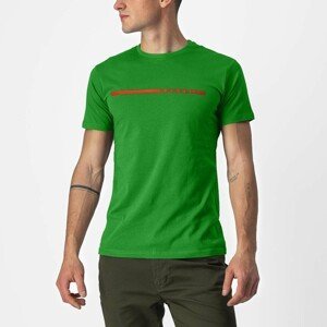 CASTELLI Cyklistické tričko s krátkym rukávom - VENTAGLIO TEE - zelená S