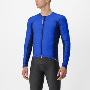 CASTELLI Cyklistická zateplená bunda - FLY JACK-SEY - modrá XL