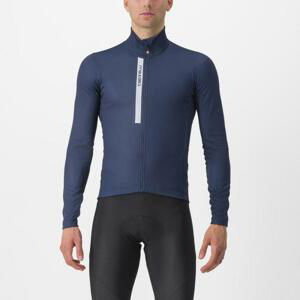 CASTELLI Cyklistický dres s dlhým rukávom zimný - ENTRATA THERMAL - modrá L