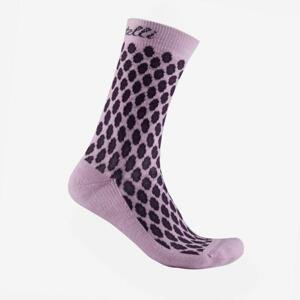 CASTELLI Cyklistické ponožky klasické - SFIDA 13 - fialová S-M