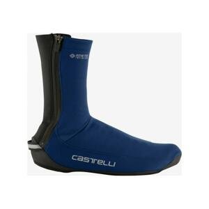 CASTELLI Cyklistické návleky na tretry - ESPRESSO - modrá XL