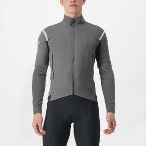 CASTELLI Cyklistická zateplená bunda - PERFETTO RoS 2 CONVERTIBLE - šedá M