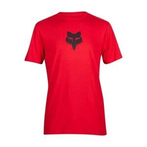 FOX Cyklistické tričko s krátkym rukávom - FOX HEAD PREMIUM - červená L