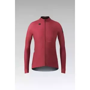 GOBIK Cyklistický dres s dlhým rukávom zimný - HYDER WOMEN - ružová XS