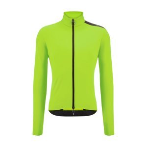 SANTINI Cyklistická zateplená bunda - ADAPT MULTI - zelená