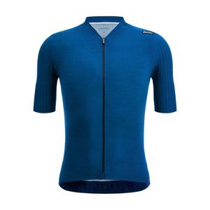 SANTINI Cyklistický dres s krátkym rukávom - REDUX SPEED - modrá 2XL
