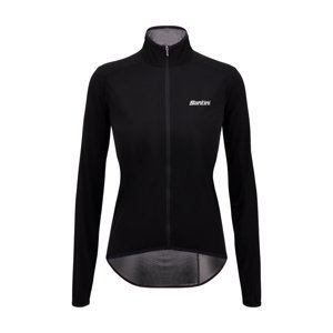 SANTINI Cyklistická vodeodolná pláštenka - GUARD NIMBUS - čierna XS