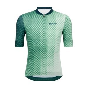SANTINI Cyklistický dres s krátkym rukávom - PAWS FORMA - zelená 2XL