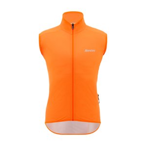 SANTINI Cyklistická vesta - GUARD NIMBUS - oranžová 3XL