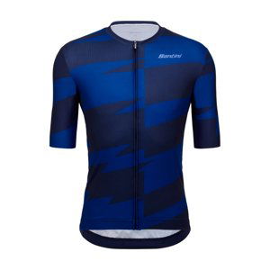 SANTINI Cyklistický dres s krátkym rukávom - FURIA SMART - modrá S