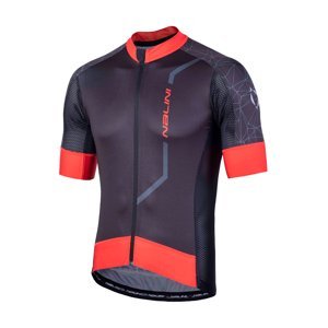 NALINI Cyklistický dres s krátkym rukávom - AIS VELOCITA 2.0 - čierna/červená S