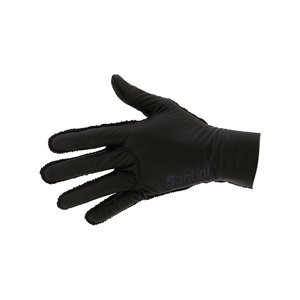 SANTINI Cyklistické rukavice dlhoprsté - GUARD  - čierna XL