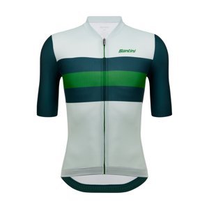 SANTINI Cyklistický dres s krátkym rukávom - ECO SLEEK NEW BENGAL  - svetlo zelená 2XL