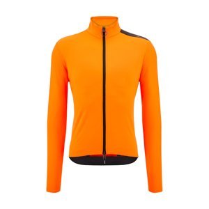 SANTINI Cyklistická zateplená bunda - ADAPT MULTI - oranžová S