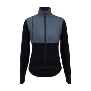 SANTINI Cyklistická zateplená bunda - VEGA ABSOLUTE - modrá/čierna L