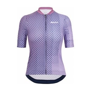 SANTINI Cyklistický dres s krátkym rukávom - PAWS FORMA - fialová XS