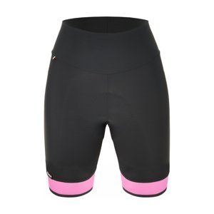 SANTINI Cyklistické nohavice krátke bez trakov - GIADA PURE - ružová/čierna S