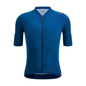 SANTINI Cyklistický dres s krátkym rukávom - REDUX SPEED - modrá XS