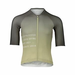 POC Cyklistický dres s krátkym rukávom - PRISTINE PRINT - zelená