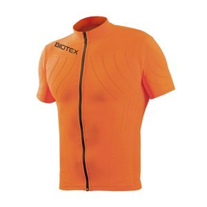 BIOTEX Cyklistický dres s krátkym rukávom - EMANA - oranžová XS-S
