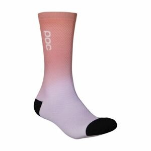 POC Cyklistické ponožky klasické - ESSENTIAL PRINT - fialová L