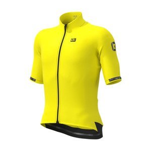 ALÉ Cyklistický dres s krátkym rukávom - KLIMATIK K-TOUR - žltá XS