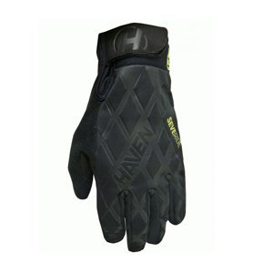 HAVEN Cyklistické rukavice dlhoprsté - SEVERIDE - čierna/zelená XL