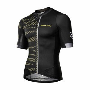 MONTON Cyklistický dres s krátkym rukávom - SELVAGGIO - čierna