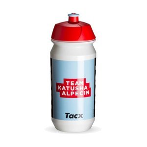 TACX Cyklistická fľaša na vodu - KATUSHA 2019 500 ml - svetlo modrá/červená
