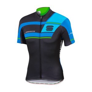 SPORTFUL Cyklistický dres s krátkym rukávom - GRUPPETTO PRO TEAM - modrá/čierna