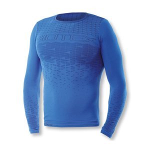BIOTEX Cyklistické tričko s dlhým rukávom - CUBIC LONG - modrá M-L