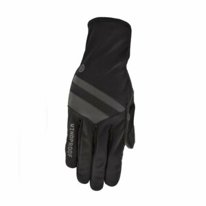 AGU Cyklistické rukavice dlhoprsté - WINDPROOF - čierna M