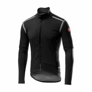 CASTELLI Cyklistická zateplená bunda - PERFETTO ROS CONVERT - čierna XL