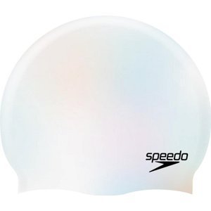 Speedo plain moulded silicone cap biela